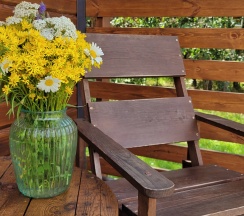 Дом с террасой в Wood place