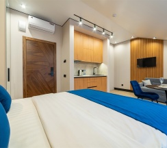 Апартамент трехместный улучшенный в Булгаков by Десо.Курорт