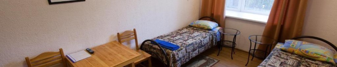 Номер эконом с 3 односпальными кроватями в Пушной
