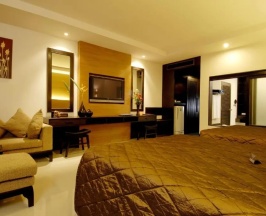 Двухместный номер Grand Deluxe с видом на бассейн двуспальная кровать в Horizon Karon Beach Resort & Spa