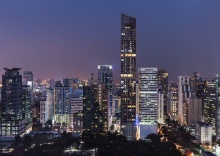 Полулюкс c 1 комнатой с видом на город в Aloft Bangkok Sukhumvit 11