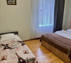 Стандартный семейный номер с 1 двуспальной и 2 односпальными кроватями в Невский