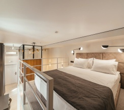 Апартаменты Дуплекс с красивым видом из окна в City apartments-deluxe room