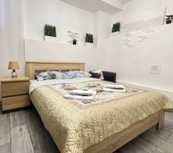 Стандартный двухместный номер с большой двуспальной кроватью King size и собственной ванной комнатой. в Kovensky