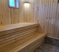 Дом Баня с печью на дровах в Лазурная