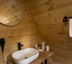 А-Фрейм 2 с красивым видом из окна в Wood palace