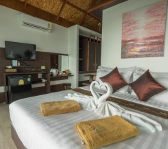 Бунгало Deluxe с видом на море в Chareena Hill Resort - Pattaya Beach Koh Lipe