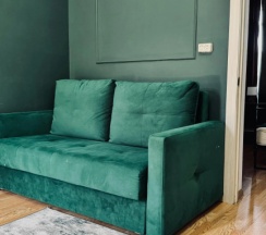 Шестиместные апартаменты с красивым видом из окна в Аибга