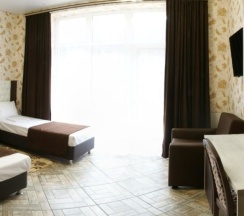 Две односпальные кровати, первый этаж в Ленивый тюлень