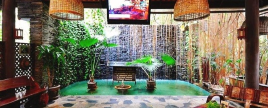 Двухместный полулюкс beachfront двуспальная кровать в Birds and Bees Resort