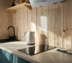 Коттедж премиум с 1 двуспальной кроватью в Лесной переулок