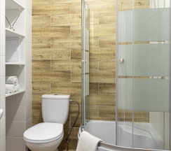 Апартаменты с видом на город 2 отдельные кровати в Апартаменты LITTE - Nordy Homes