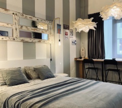 Двухместный люкс Comfort с видом на город (двуспальная кровать) в Loft