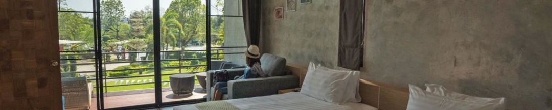 Апартаменты с красивым видом из окна в Sangthong Resort