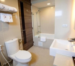 Двухместный люкс Deluxe с видом на город двуспальная кровать в iCheck inn Residences Sukhumvit 20