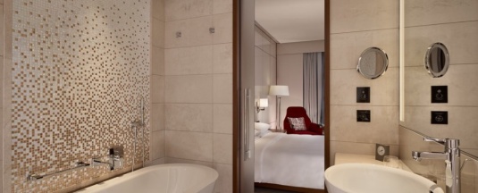 Двухместный номер с доступом в клубную гостиную двуспальная кровать в Hyatt Regency Moscow Petrovsky Park