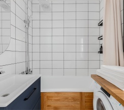 Ocean - премиум-апартаменты с отдельной спальней около м.Сокол (10 этаж, до 4 гостей) в Smart Lofts Moscow