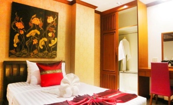Двухместный номер Deluxe 2 отдельные кровати в Aiyaree Place Hotel
