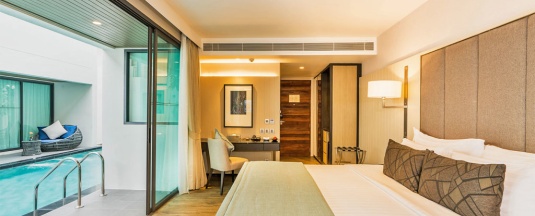 Двухместный номер Pool Access Premier двуспальная кровать в My Beach Resort Phuket