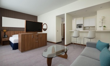 Номер студия с 2 односпальными кроватями в Radisson Residences Zavidovo