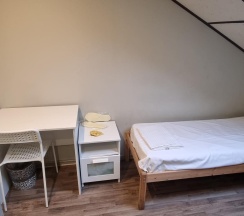 Номер эконом с 2 односпальными кроватями (мансарда) в Библиотека