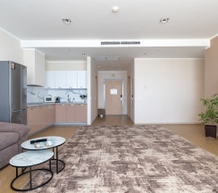 Трехкомнатные улучшенные апартаменты с двумя спальнями (7 этаж) в Real Apartments Sochi