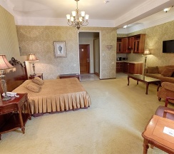 Студио с кухней в Green house detox&SPA