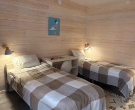 Двухместный номер с 2 односпальными кроватями в Ozёrki