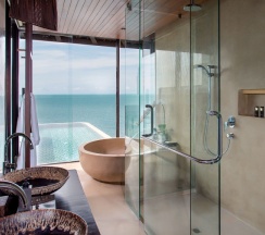 Двухместная Pool Villa oceanfront двуспальная кровать в Silavadee Pool Spa Resort