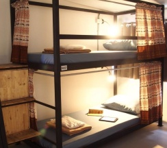 Кровать в общем номере в D-hub Hostel
