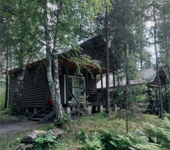 "СТУДИЯ+" С КУХОННОЙ ЗОНОЙ . Однокомнатный номер с доп. местом в отдельном круглогодичном коттедже в Таёжник