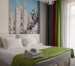 Комната делюкс с 1 двуспальной кроватью в Hotel design style