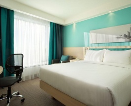 Номер стандарт с 1 двуспальной кроватью в Hampton by Hilton Moscow Strogino