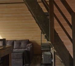 Шале Dream House на первой линии с гриль зоной, большой террасой и банным чаном в Dream House