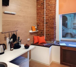 Апартаменты студия двухъярусные двухместные в Restop loft apart