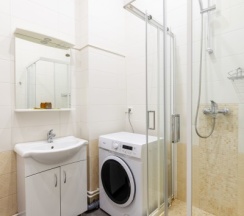 Улучшенная студия с 2-ух спальной или двумя 1-ми кроватями в Pulkovo Apart