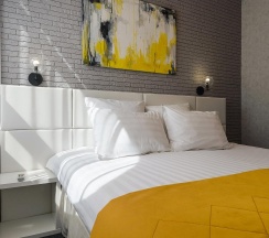 Комната стандарт с 1 двуспальной кроватью в Hotel design style