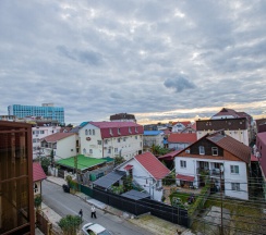 Комфорт 4-местный с двуспальной и односпальной кроватями с террасой в Джульетта