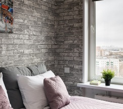 Grey - 2х местные апартаменты-студия у Ботанического сада (13 этаж) в Smart Lofts Moscow