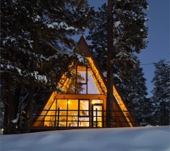 (А4) 2-х этажный А-фрейм в Таулу Архыз