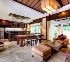 Двухместная семейная вилла двуспальная кровать в Sibsan Resort & Spa Maeteang