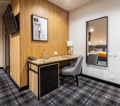 Улучшенный комфортный номер на мансардном этаже в Key hotel