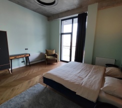 Апартаменты с 3 комнатами с балконом и с красивым видом из окна в Апарт-отель Residence Graphite