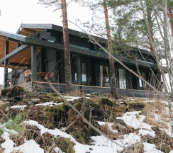 Коттедж премиум (Зелёный дом) в Forrest Lodge Karelia