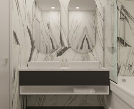 Двухместный полулюкс с балконом двуспальная кровать в Трубник