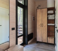 Улучшенный дом с двумя спальнями и купелью в Opushka house Новожилово