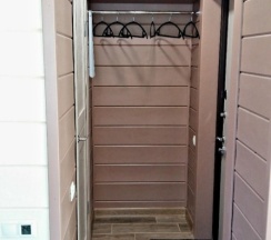 Двухместная студия Standard с красивым видом из окна двуспальная кровать в Усадьба Коноваловых