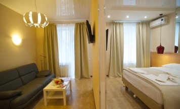 двухместный номер с одной двуспальной кроватью Люкс в Welcome inn