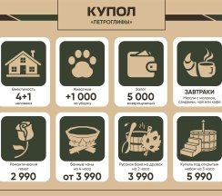 Купол «Петроглифы» в Aldi-Karelia