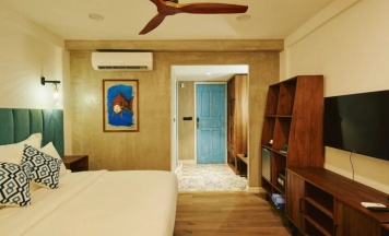 Двухместный номер Deluxe с балконом (двуспальная кровать) в Отель Beach Hotel Dhigurah